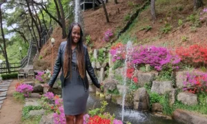 Stacey at pond cafe