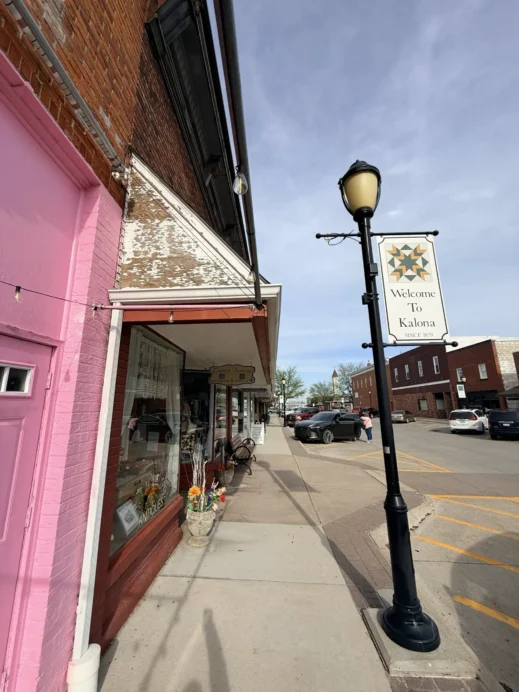 downtown Kalona, Iowa