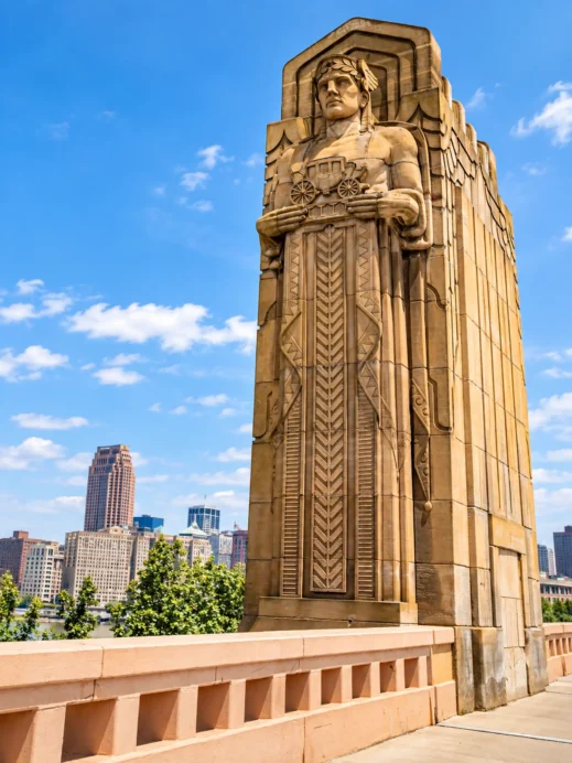 Art Deco Guardian Over the City