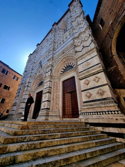 San Gimignano cathedral steps