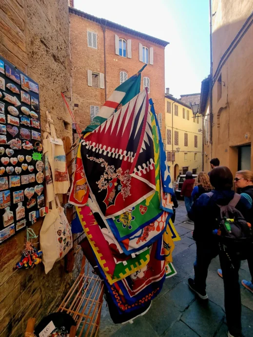 San Gimignano flags