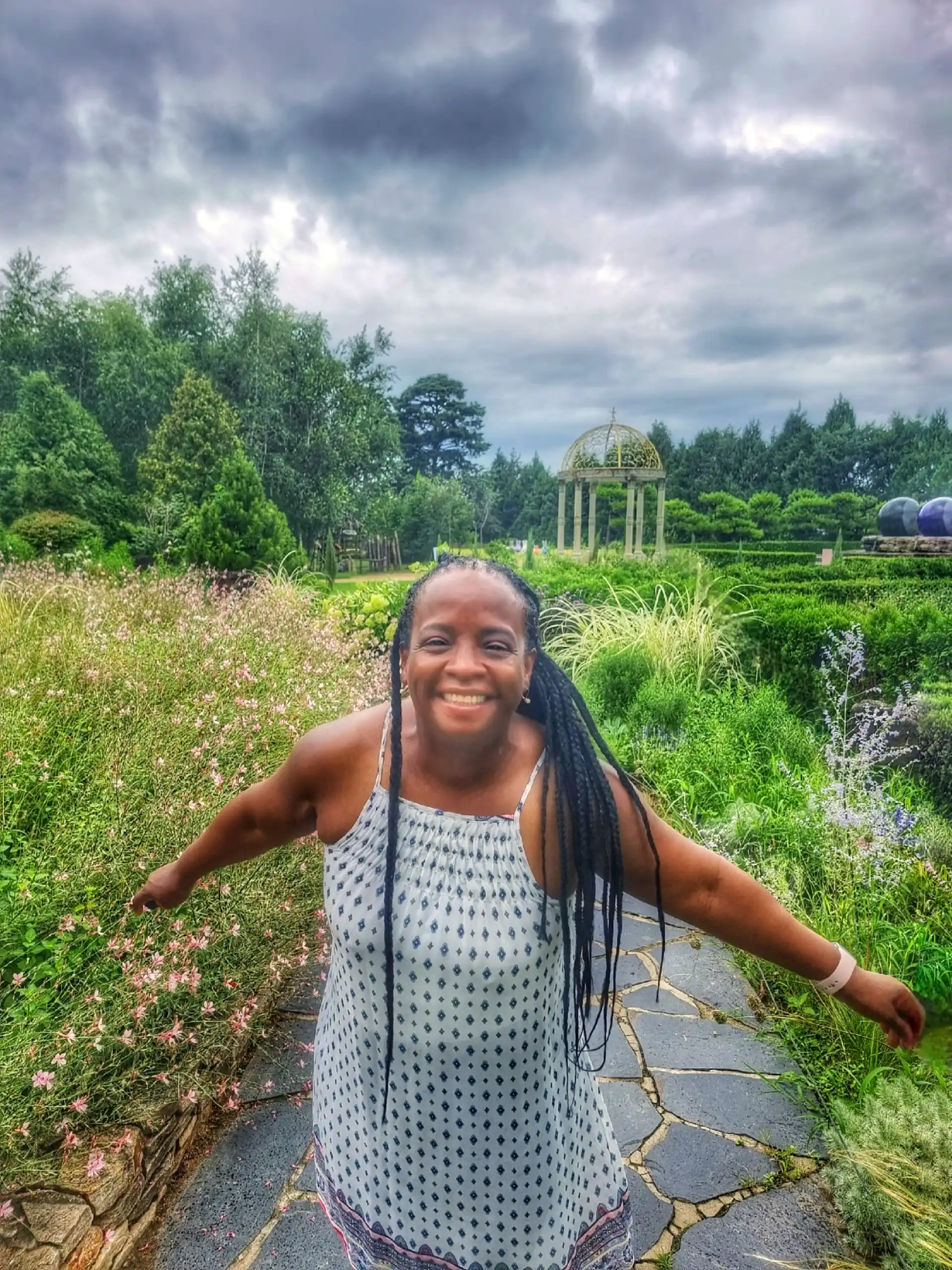 Stacey in Paju Botanical Gardens
