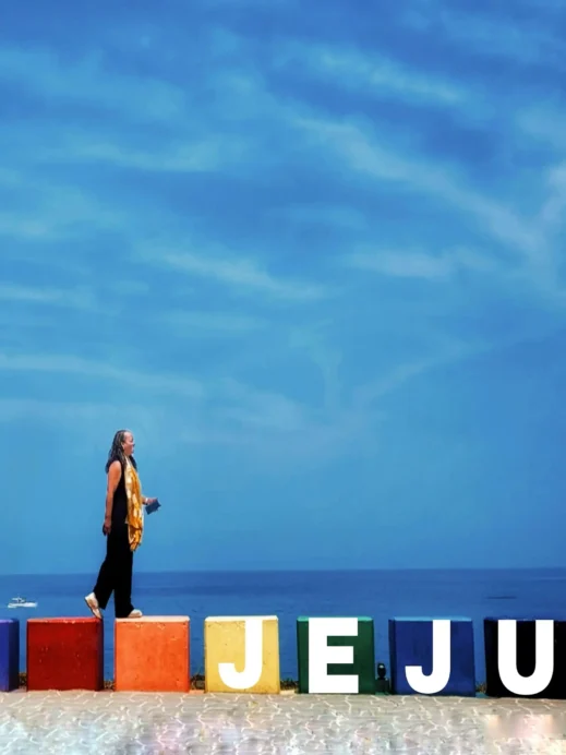 Jeju Photo Stacey Colorful blocks near sea