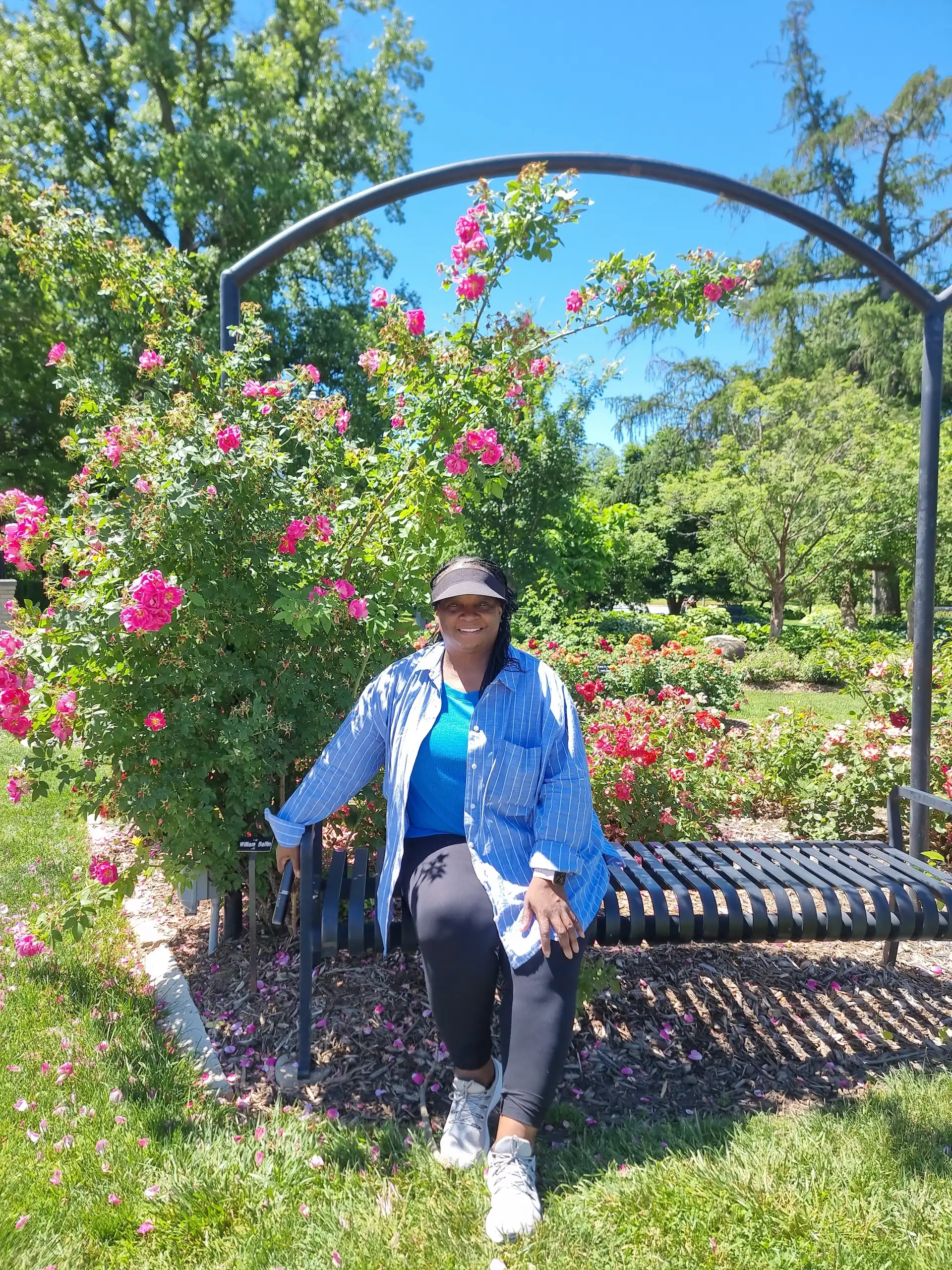 Stacey at Botanical Garden Davenport Iowa