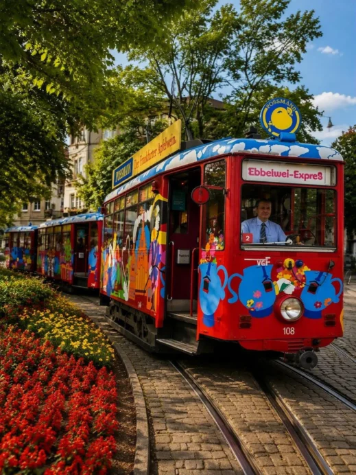 Apfelwein Express train, Frankfurt