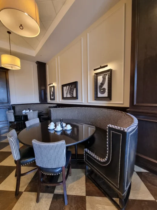 Blackhawk Hotel Restaurant banquette