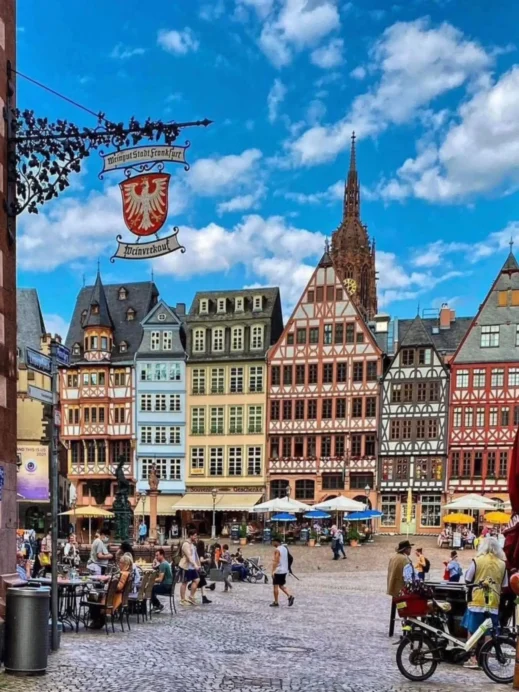 Frankfurt, skyline, old town