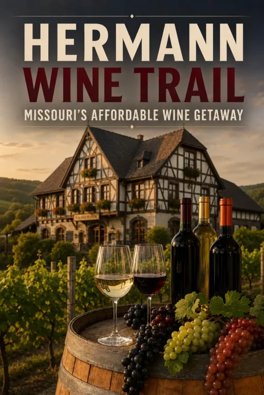HERMANN WINE TRAIL MISSOURIS AFFORDABLE WINE GETAWAY