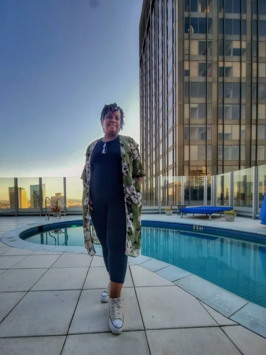Hotel St Louis rooftop pool