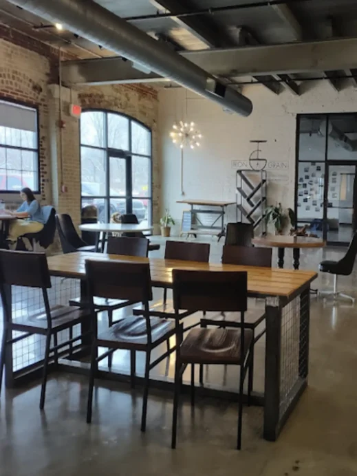 Iron + Grain Coffee House tables
