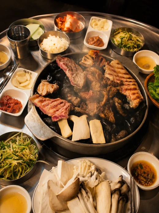 Korean Food, BBQ and sides