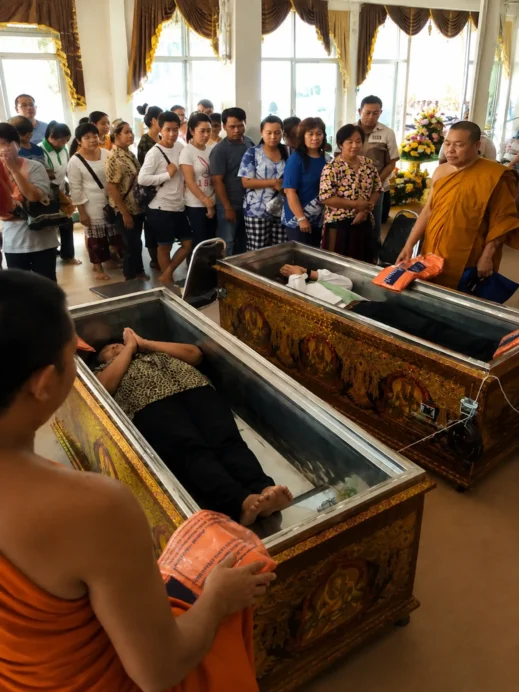 Lie in an Open Casket  – Thailand