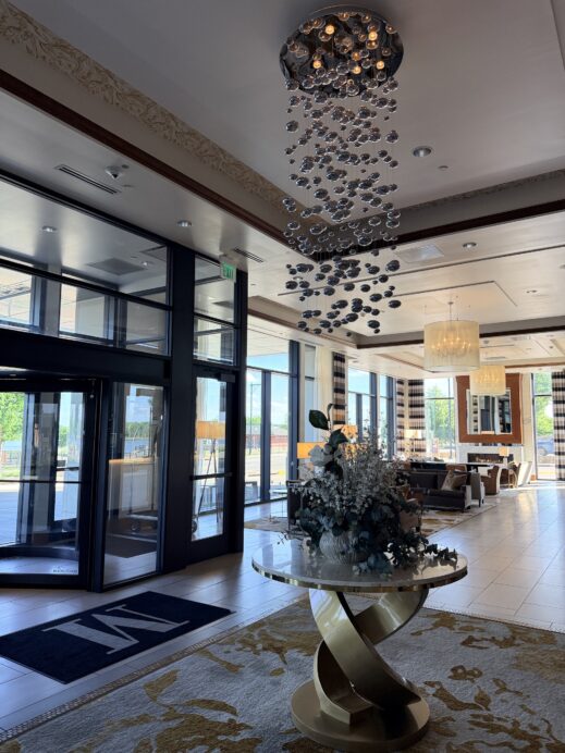 Merrill Hotel Muscatine Iowa entrance