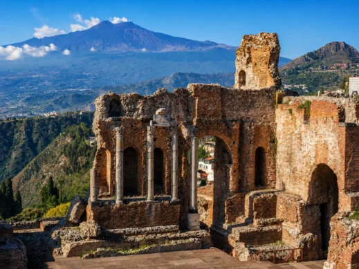 Mt Etna Taormina through