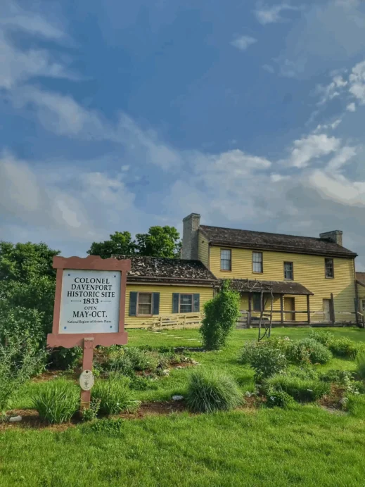 Rock Island, arsenal, Col Davenport House