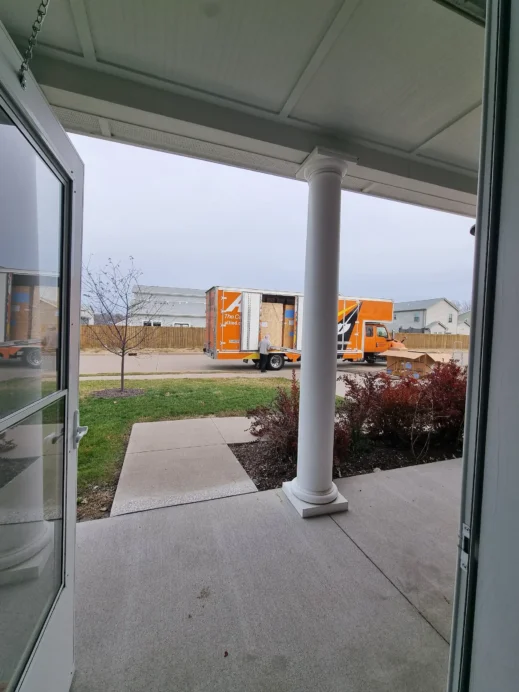 Rock Island, arsenal, columns, moving truck