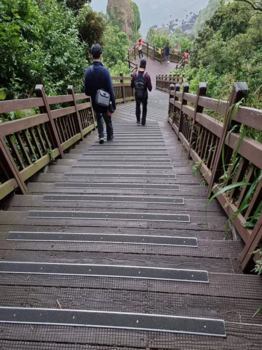 Seongsan IIlchulbong stairs