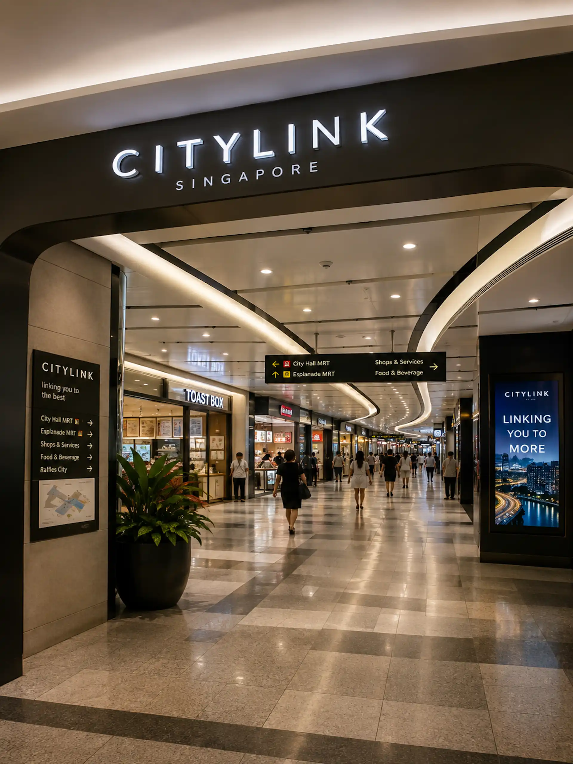 Singapore’s Underground Shopping Links