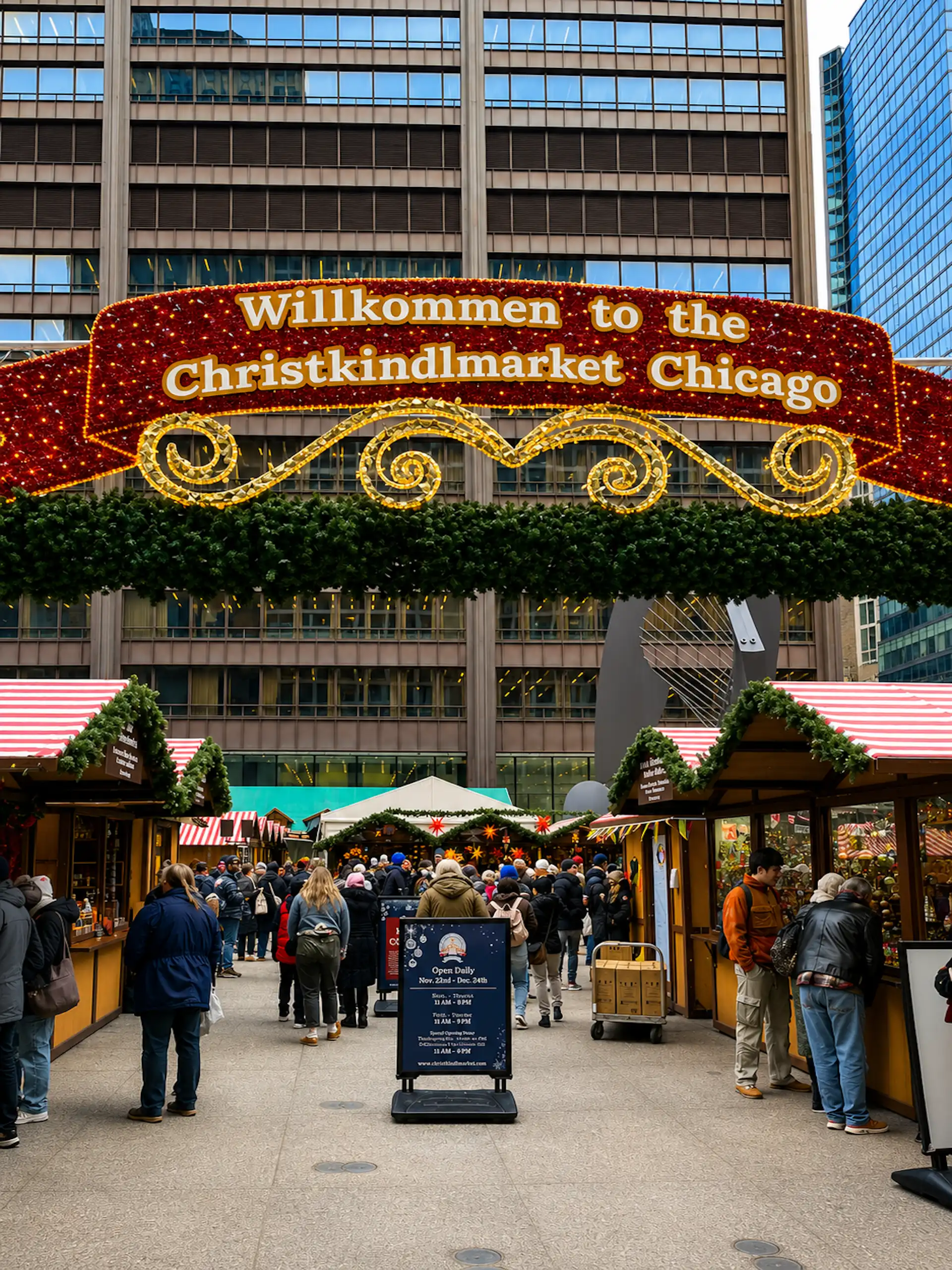 Willkommen to the Christkindlmarket Chicago