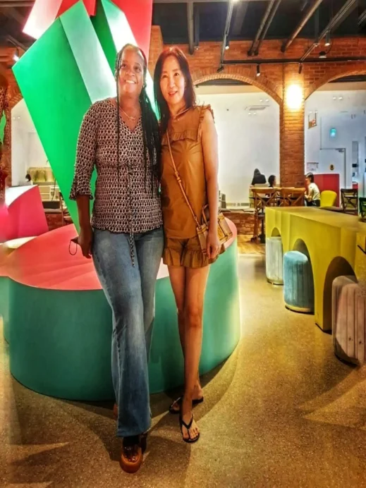 friends in South Korea