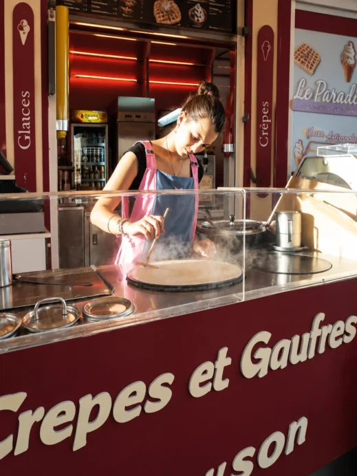 Crepe Stall Craftsmanship