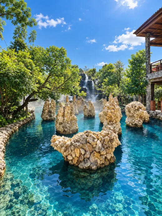 Dantewada, Turquoise Pool and Waterfall