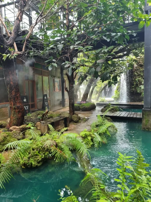 Dantewada, cafe, waterfall, greenery