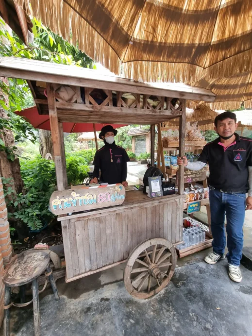 Dantewada wooden drink cart