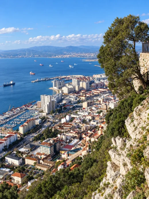 Gibraltar City and Harbor Overlook