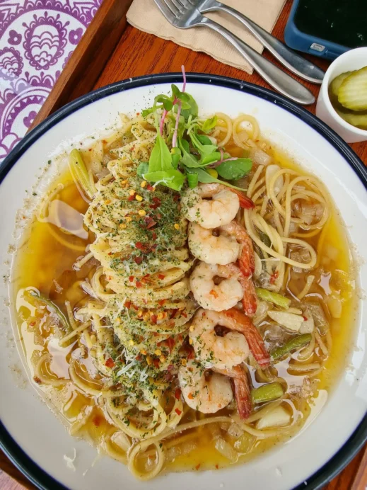 Hidden Blue, Ulsan, shrimp scampi