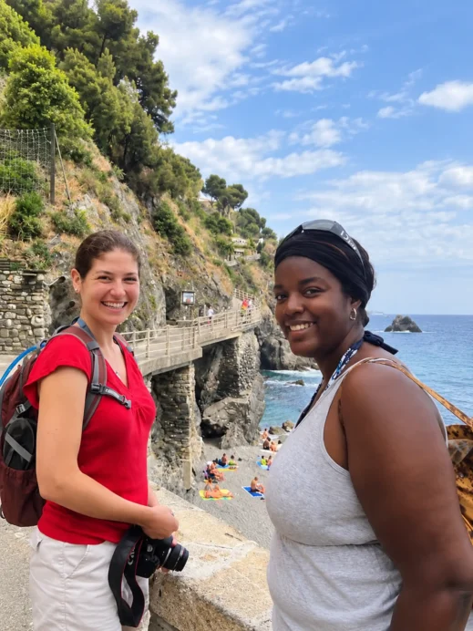 Kish and Carolyn, Hiking the Cinque Terra, Italy