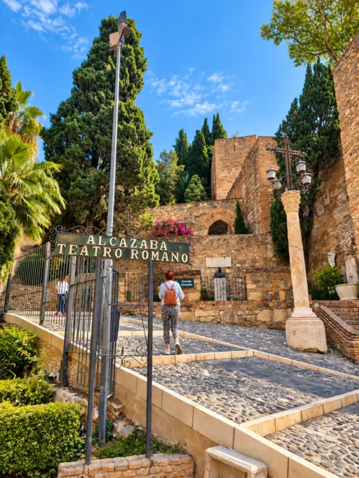 Malaga, ALCAZABA TEATRO ROMANO, entrance