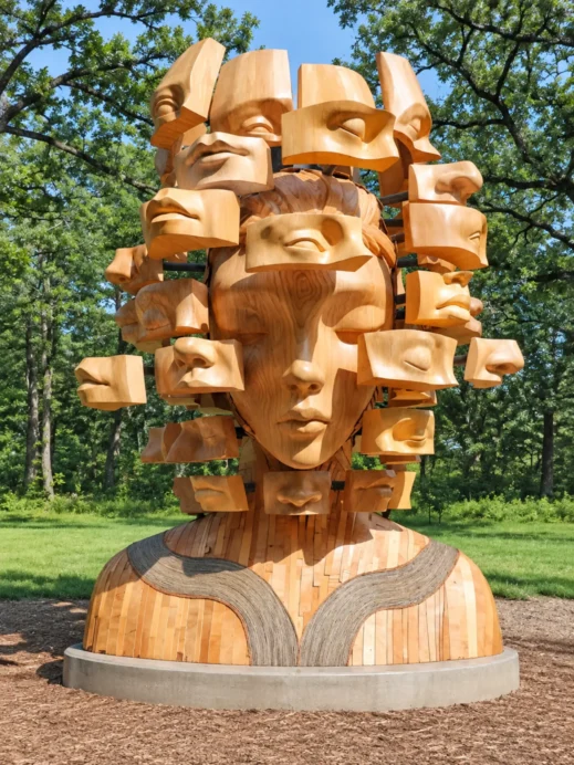 Morton Arboretum, Lisle, lips, eyes