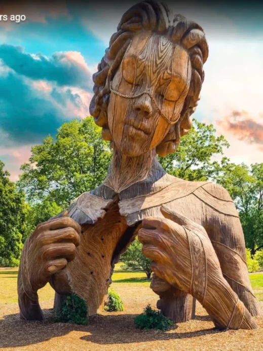 Morton Arboretum, hollow woman, Lisle