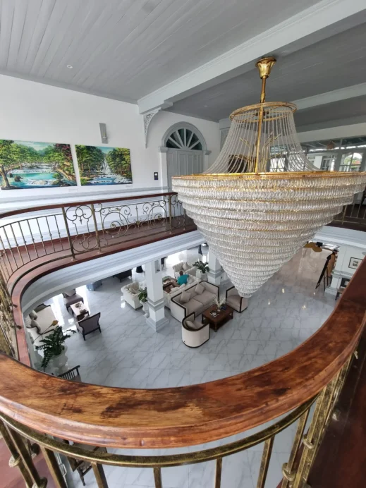 MyBanLao Resort chandelier