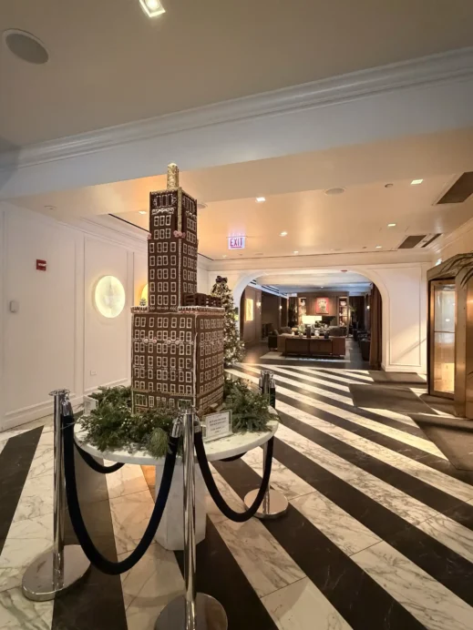 Pendry, lobby, gingerbread hotel, Chicago