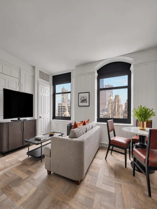 Pendry, seating room, views, Chicago