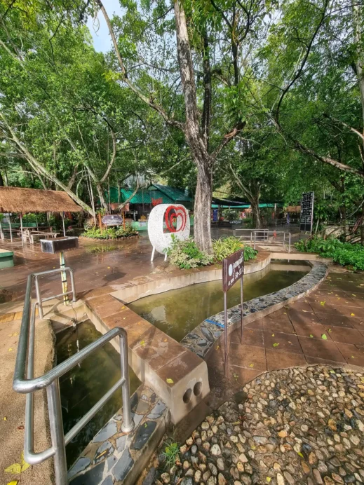 Sankampaeng Hot Springs, Thailand, pools
