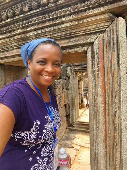 Stacey, Banteay Srei, Ankor Wat