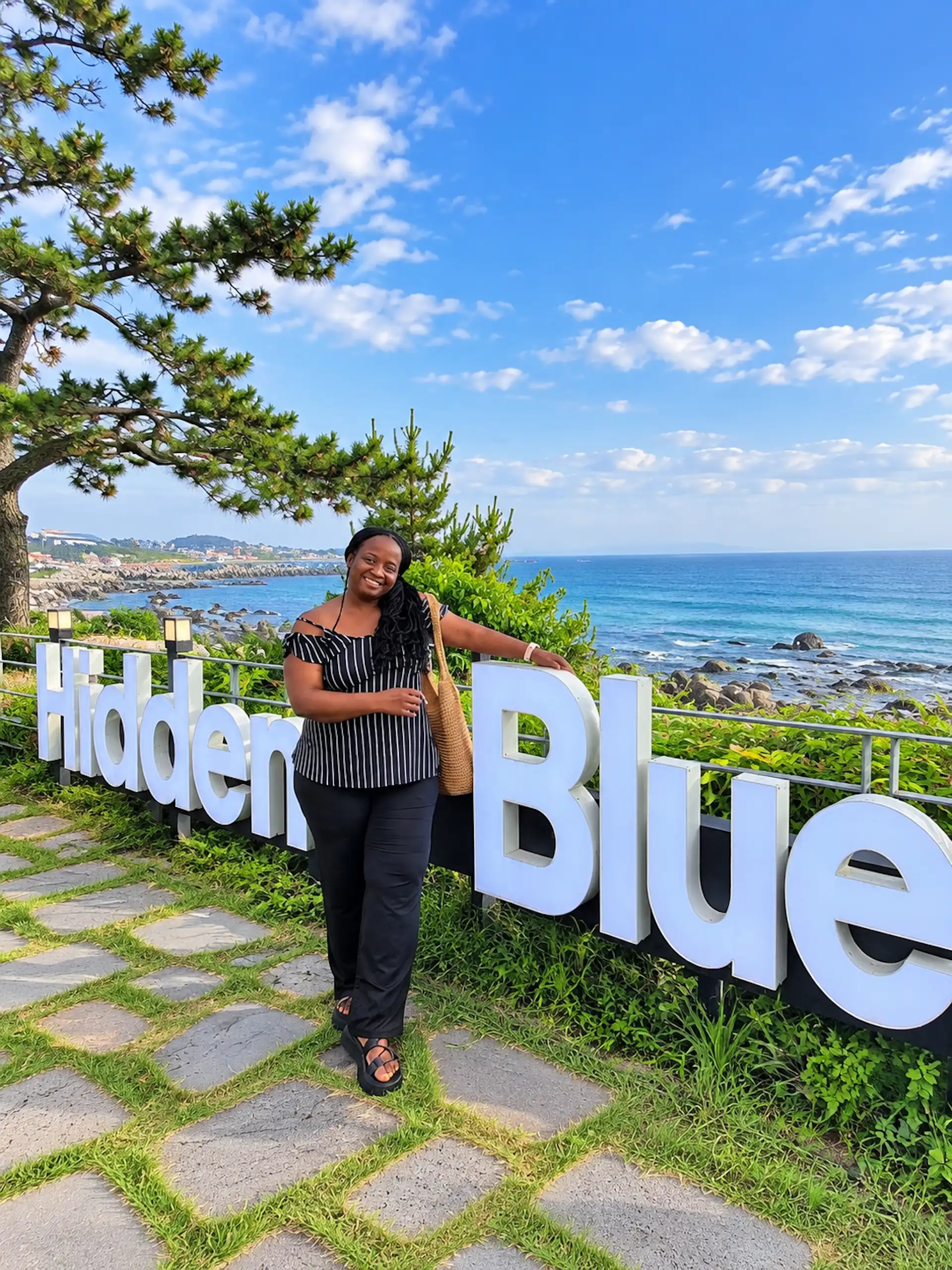 Stacey by the Hidden Blue Coast