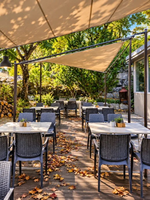 Cafe Au Fond du Bois outdoor seating