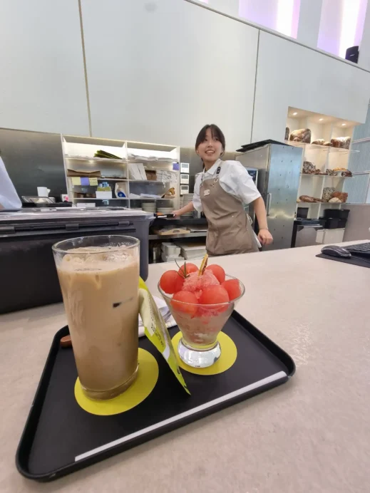 Cafe Pace Popo, watermelon balls