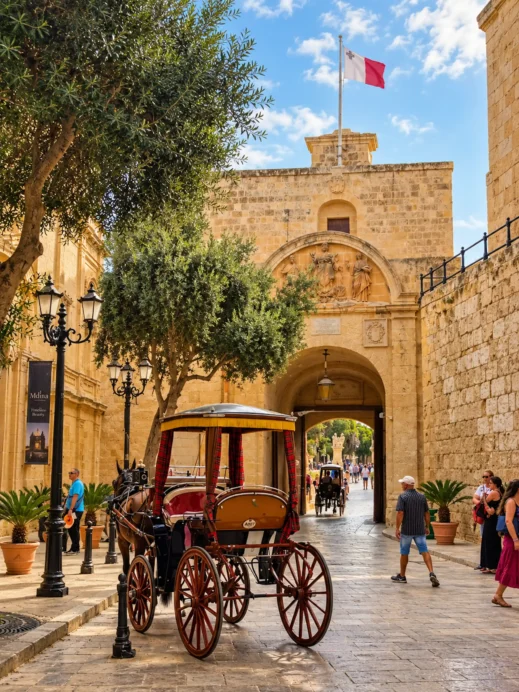 Malta, solo tripMdina Carriage Gate