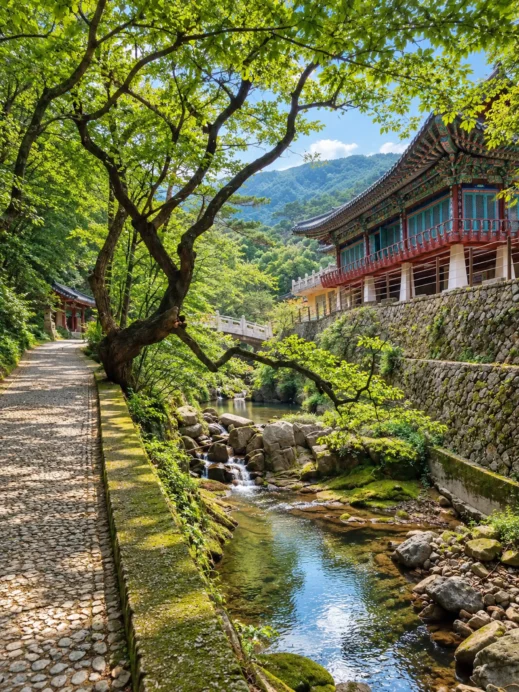 Seoknamsa Temple, Temple, walking path
