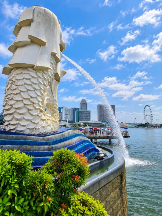 Singapore, Merlion, Marina Bay