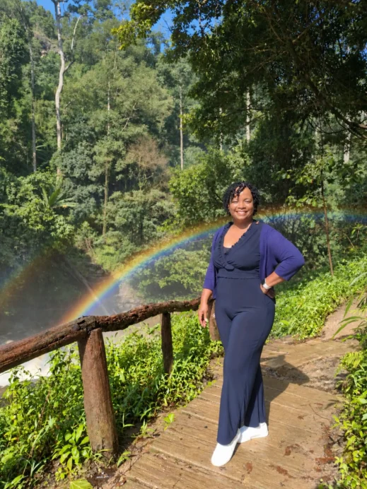 Wachirathan Waterfall, rainbow, Stacey